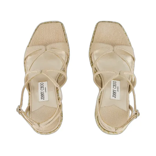 Square Toe Wedge Sandals