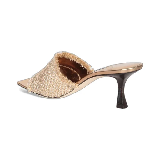 Square Toe High Heel Sandals