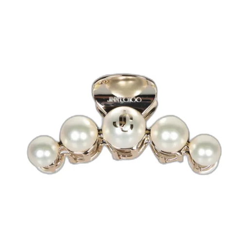 Elegant Hair Clip With White Pearls