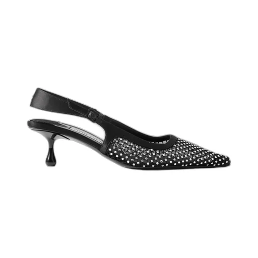 50Mm Amel Crystal-Embellished Pumps