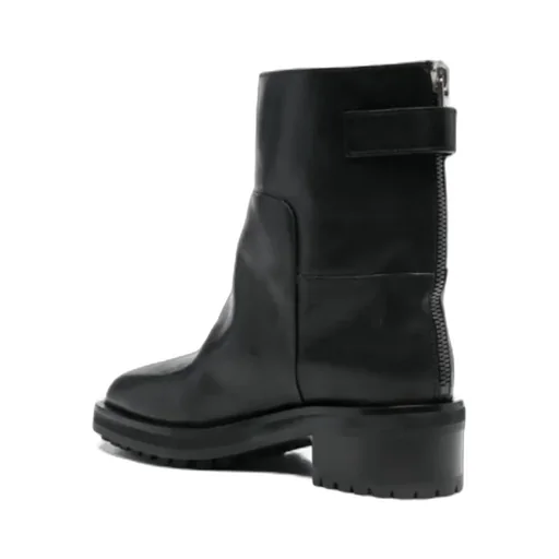 Round-Head Short Boots