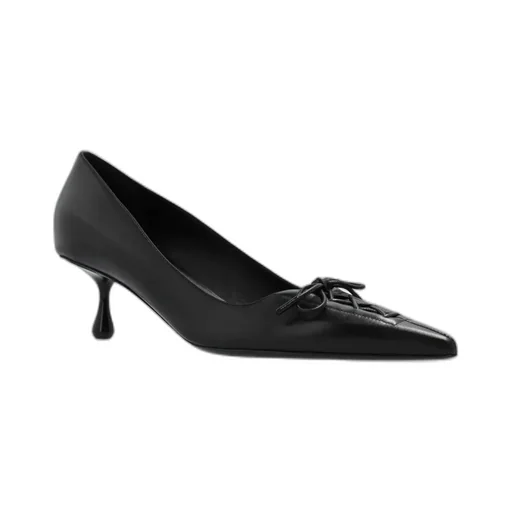 Scarlett 50 Pointed-Toe Lace-Up Pumps