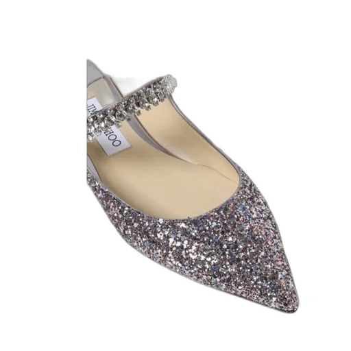 Bing Embellished Pointed Toe Ballerina Shoes