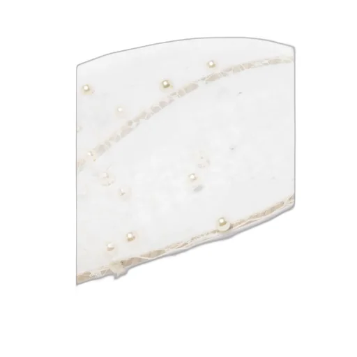 Violette Pearl-Embellished Veil Headband