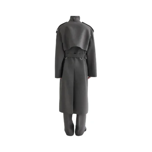 Double-Breasted Belted Coat