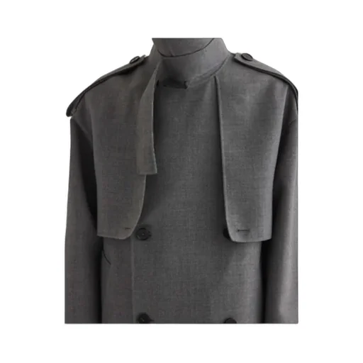 Double-Breasted Belted Coat