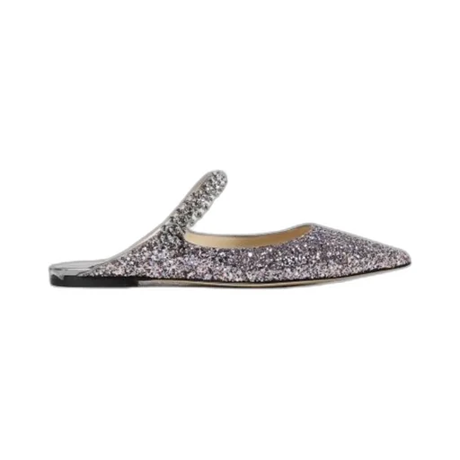 Bing Embellished Pointed Toe Ballerina Shoes