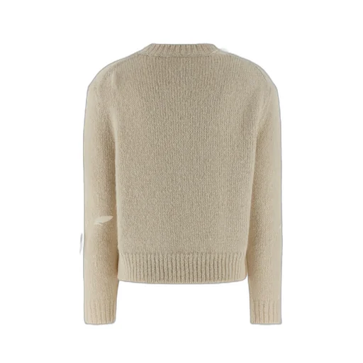 Feather Embellished Sweater