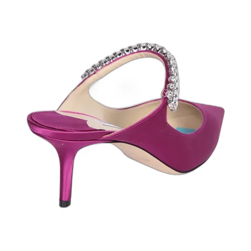 Pointed High-Heeled Muller Shoes