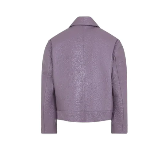 Textured Leather Jacket