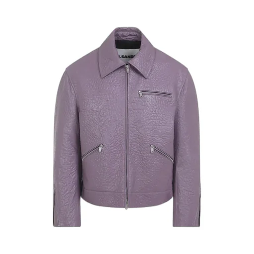 Textured Leather Jacket