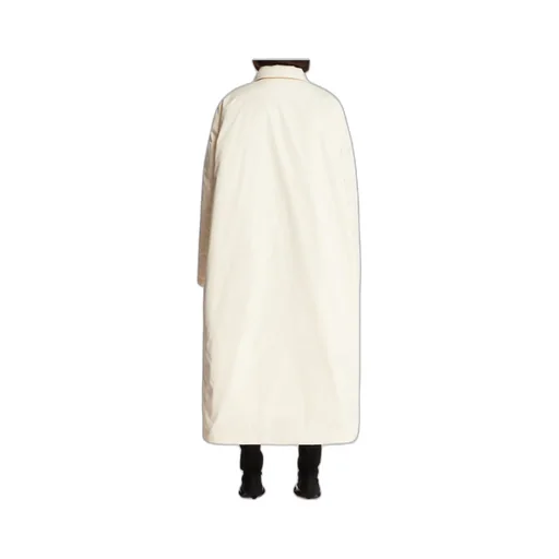 Long-Sleeved Buttoned Coat