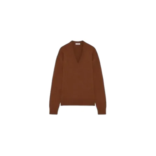 V-Neck Knitted Jumper
