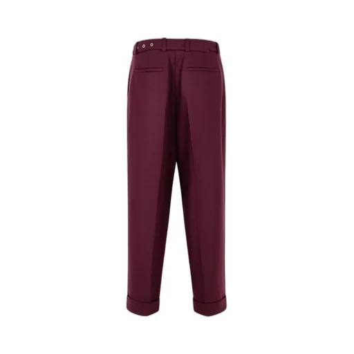 Belted Pleated Trousers