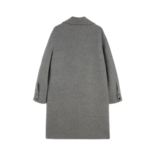 Single-Breasted Oversized Coat
