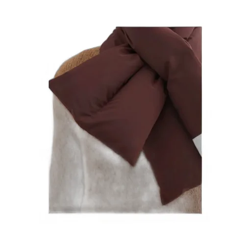 Logo-Patch Padded Scarf