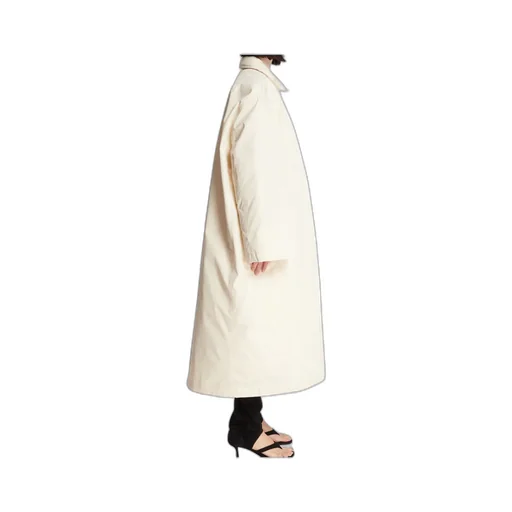 Long-Sleeved Buttoned Coat