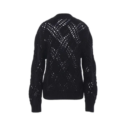 Long-Sleeved Hollow Sweater