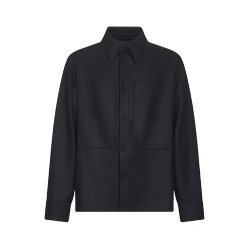 Patch-Pocket Snap-Button Shirt