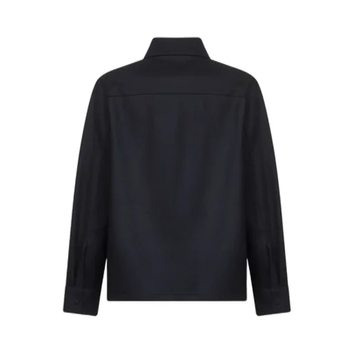 Patch-Pocket Snap-Button Shirt