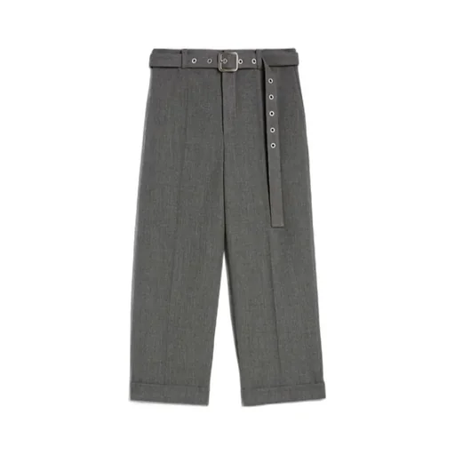 Pressed Crease Belted Pants
