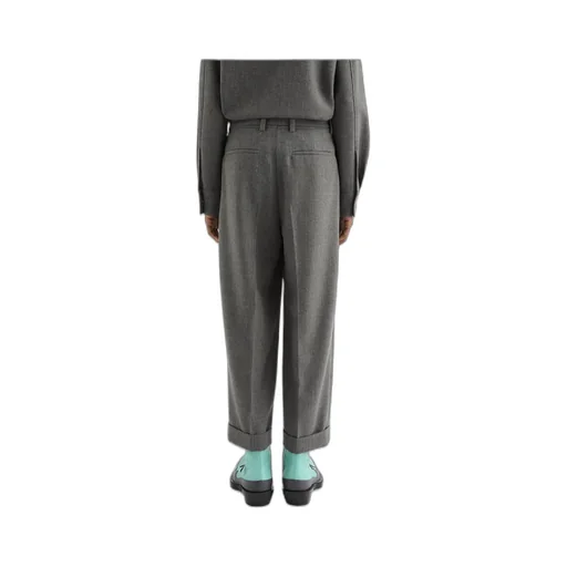 Pressed Crease Belted Pants
