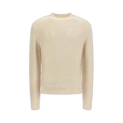 Crewneck Ribbed Hem Jumper