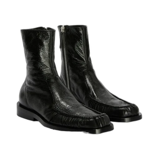 Ruched Ankle Boots