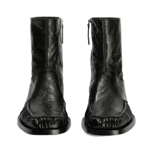 Ruched Ankle Boots
