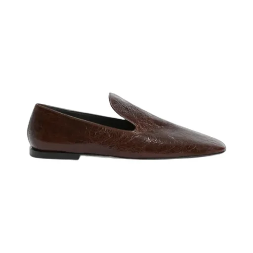 Wrinkled Flat Moccasins