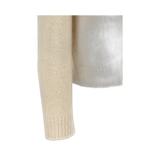 Crewneck Ribbed Hem Jumper
