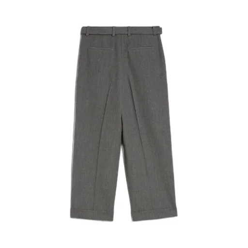 Pressed Crease Belted Pants