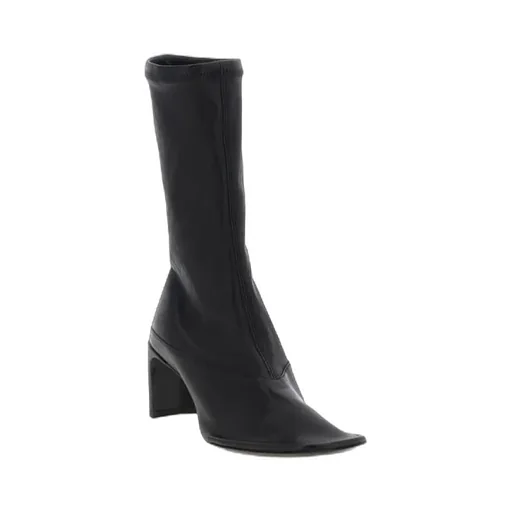 Square-Toe Ankle Boots