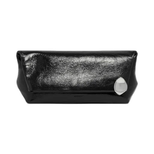 Logo Embossed Clutch Bag
