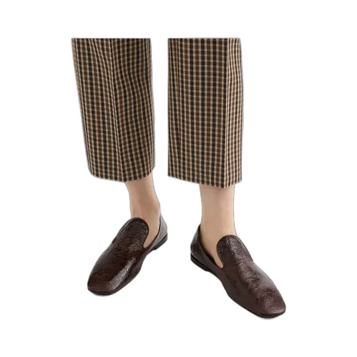 Wrinkled Flat Moccasins