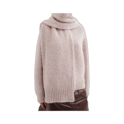 Logo-Patch Knitted Scarf