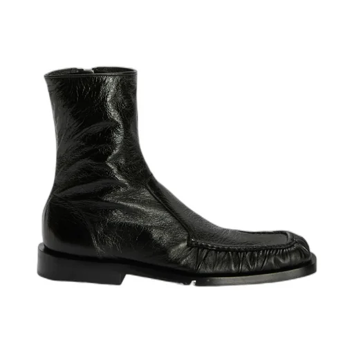 Ruched Ankle Boots
