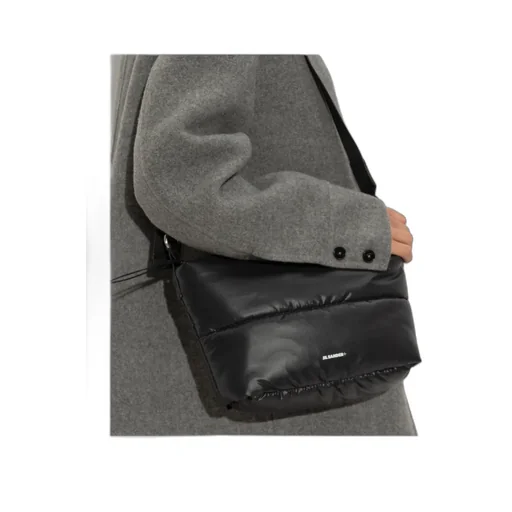 Logo Printed Shoulder Bag