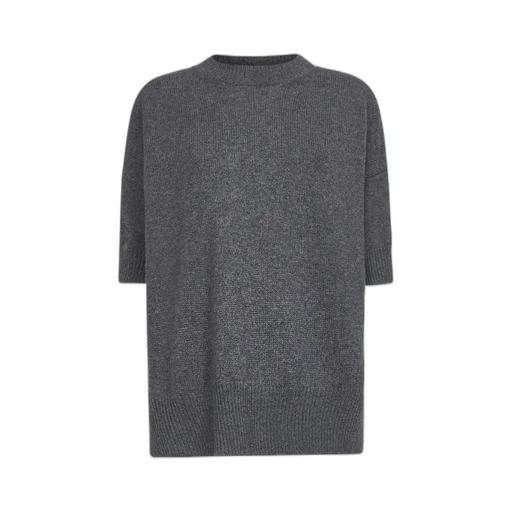 Short-Sleeved Knitted Top