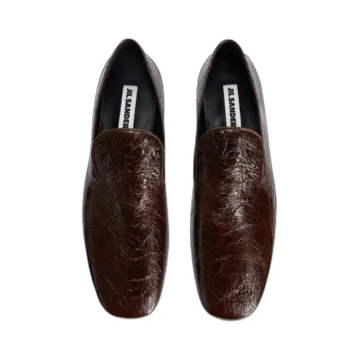 Wrinkled Flat Moccasins