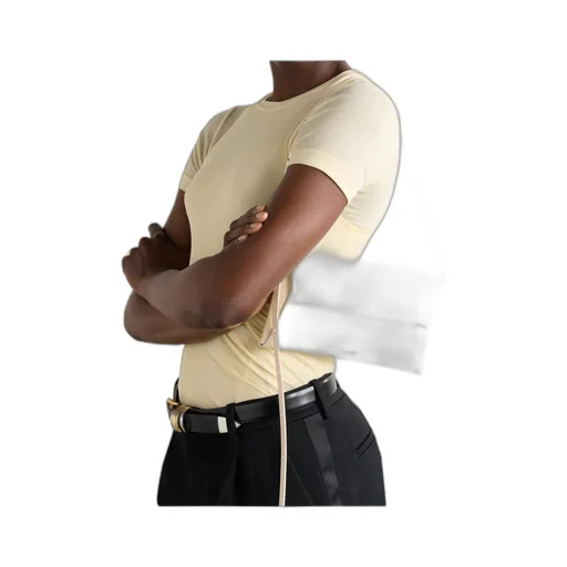 Padded Leather Shoulder Bag