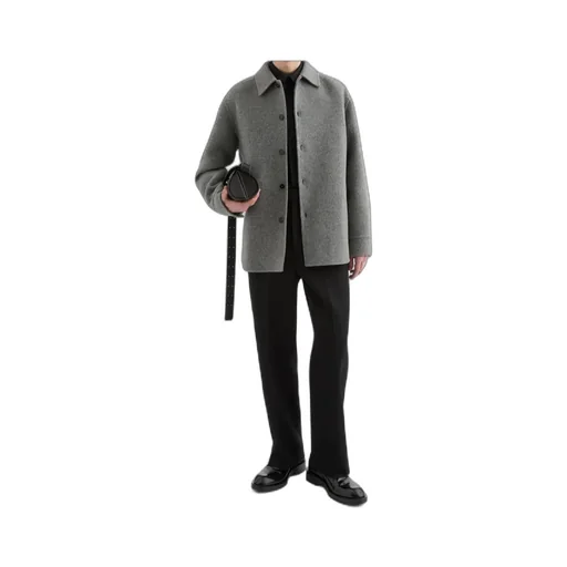 Long-Sleeved Buttoned Overshirt