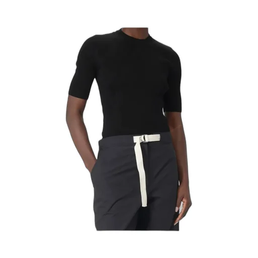 Ribbed Short-Sleeve T-Shirt
