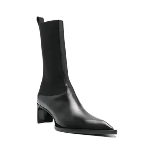 60Mm Leather Chelsea Ankle Boots