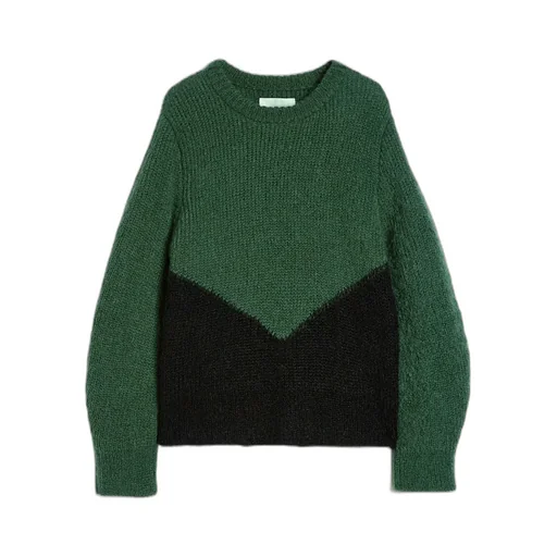 Two-Toned Crewneck Jumper