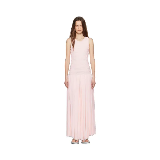 Shirred Maxi Dress