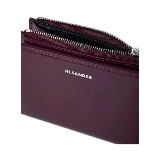 Logo Printed Zipped Wallet