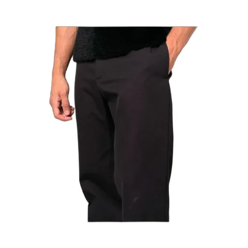 Straight-Leg Cotton Trousers