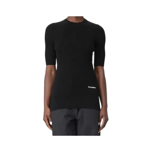 Ribbed Short-Sleeve T-Shirt