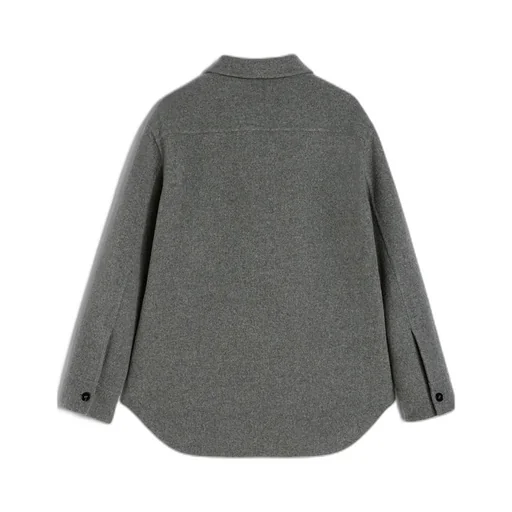 Long-Sleeved Buttoned Overshirt
